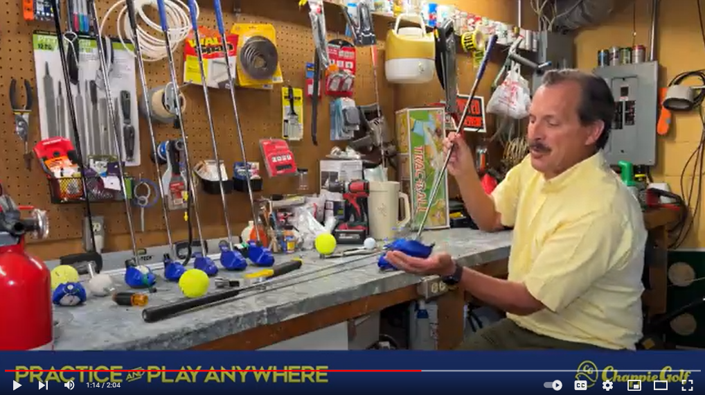 Load video: The WHY behind Chappie Golf, straight from the inventor Jim Hackenberg.